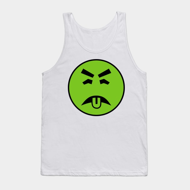 Yuck Emojis, Yuk Symbol Tank Top by Motivation sayings 